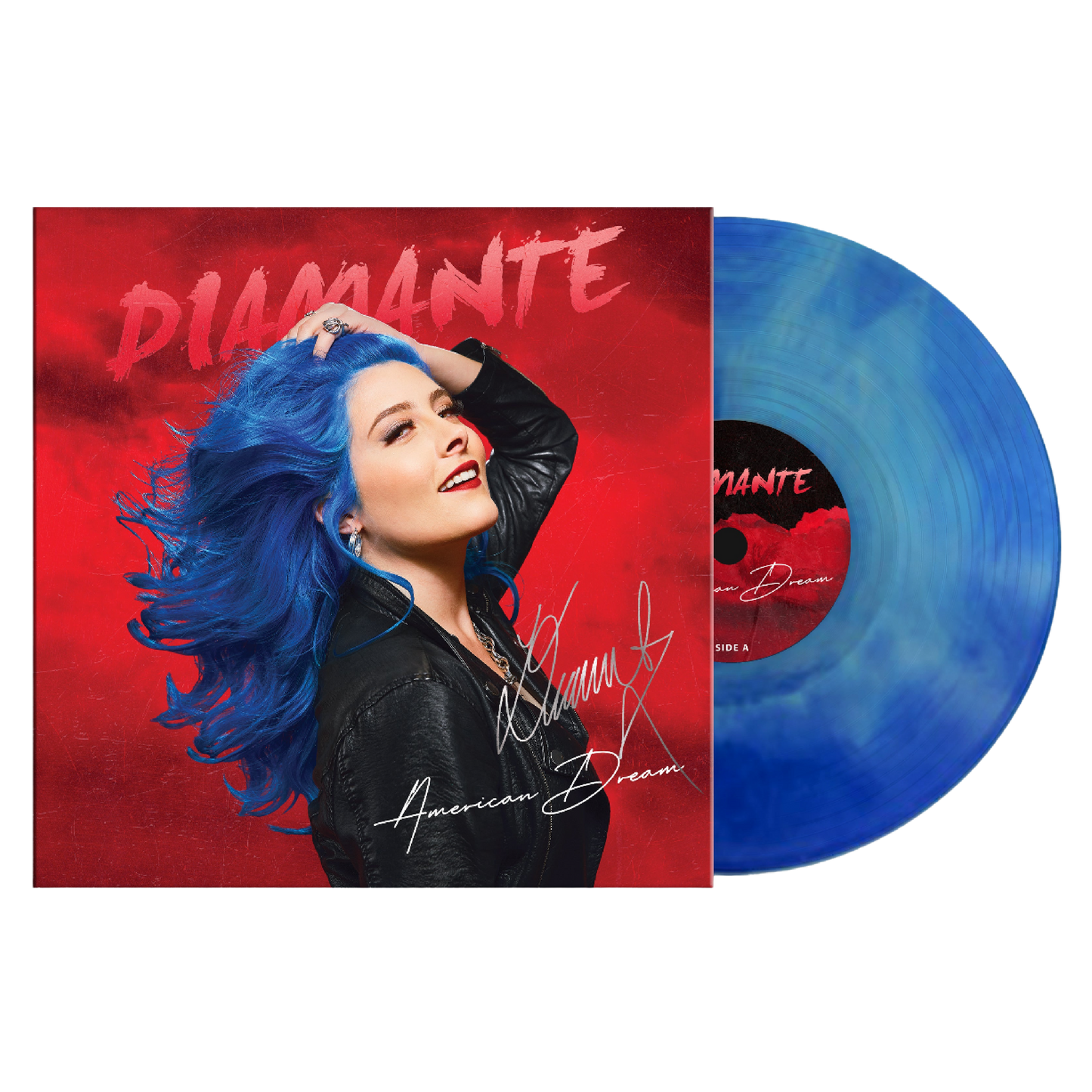 *AUTOGRAPHED* AMERICAN DREAM VINYL (BLUE)