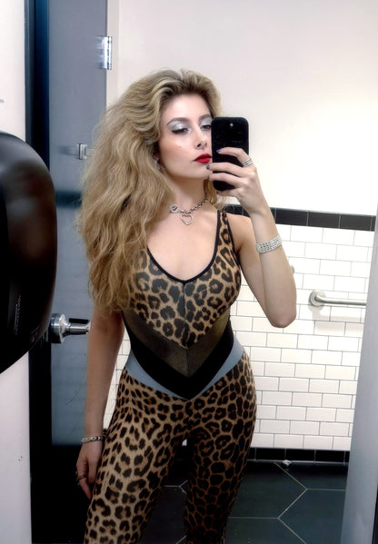 LEOPARD CATSUIT