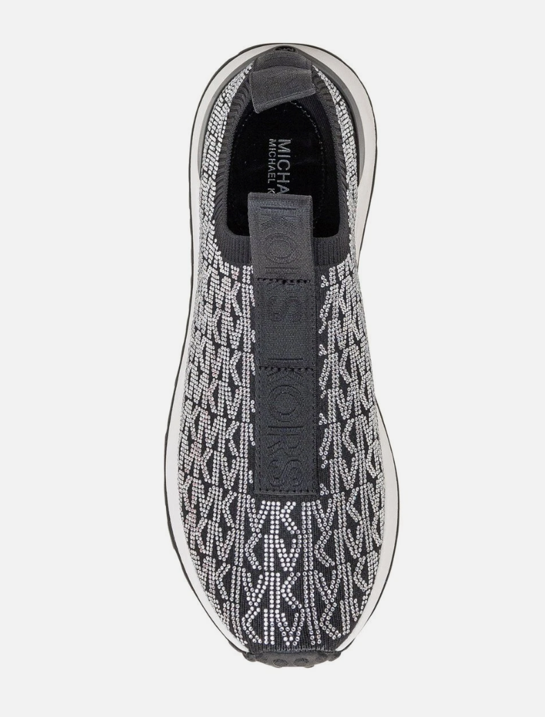 SILVER RHINESTONE SNEAKERS